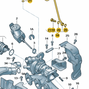 SEAT Leon 2006-2013 Turbo Oil Feed Pipe and Fittings