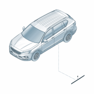SEAT Tarraco 2018-2024 Rear Door Contrast Trim