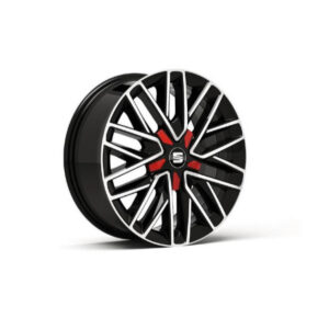 SEAT 17" Diamond Cut Black Alloy Wheel 6F0071497