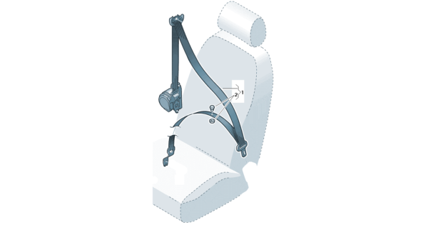 SEAT Arona 2018-2022 OSF Seatbelt