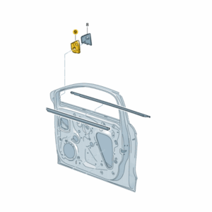 SEAT Arona 2018-Present Front Door Corner Trim+Damping