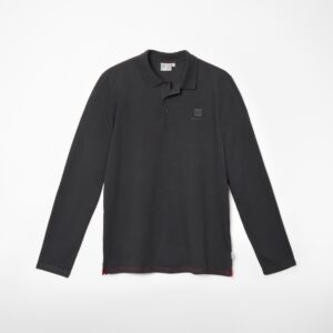 SEAT Men'S Long Sleeve Anthracite Polo Shirt - M 6H1084132B HAE