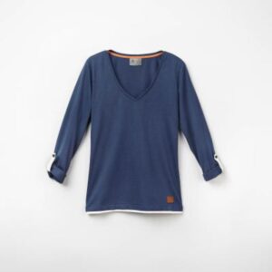 SEAT Ladies Blue Long Sleeve T-Shirt - L 6H1084142C GAJ