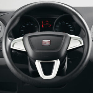SEAT Steering Wheel Decorative Set - White 6J0064245B