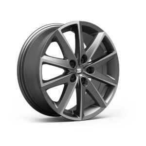 SEAT 17" Anthracite & Polished Silver Alloy Wheel 6J0071495B