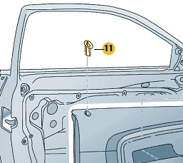 SEAT Ibiza 2006-2008 Door Lock LED