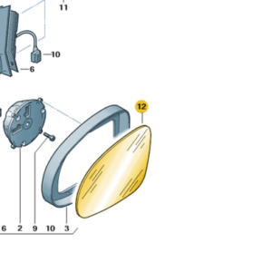 SEAT Alhambra 2016-2023 Drivers Door Mirror Glass