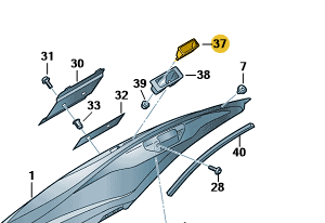 SEAT Alhambra 2011- 2020 Tailgate Switch With Camera