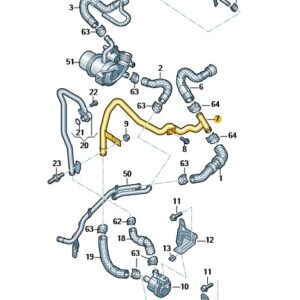 Leon 2013 - 2020 Coolant Pipe