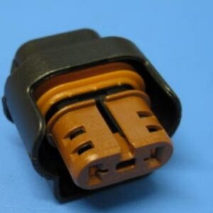 SEAT Flat Connector Housing (2-pin, Black)