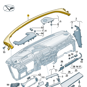 CUPRA Terramar 2025-Present Dash End Cap