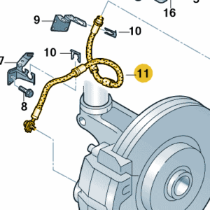 SEAT Leon 2013-2020 Front Brake Hose