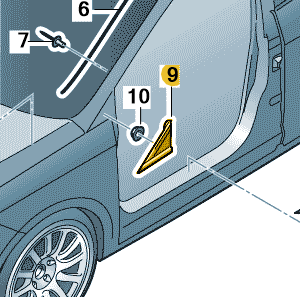 SEAT Leon 2017-2020 Exterior Triangle Trim