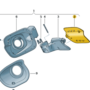 SEAT Tarraco 2019-2024 Fuel Filler Flap Panel (Primed)