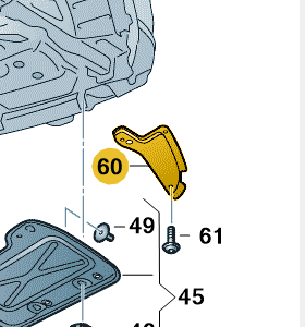 Cupra Terramar 2025-Present LH Rear Underbody Trim