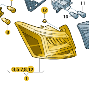 SEAT Arona 2018-2024 LED Outer Tail Light