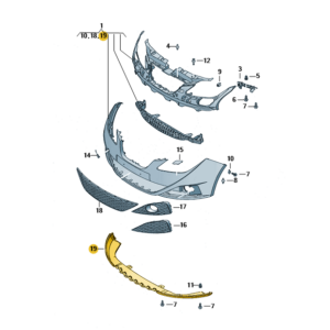 SEAT Ibiza 2009-2012 Front Splitter