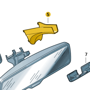 SEAT Leon 2017-2020 Interior Mirror Trim