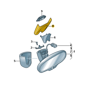 Cupra Terramar 2024-Present Interior Mirror Trim