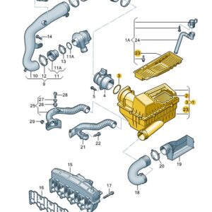 SEAT Leon Sport 2005-2006 Air Box