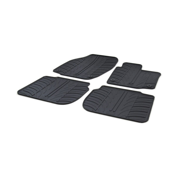 JVL 4-Piece Rubber Car Mat Set For Seat Leon MK2 2005-2009 – Right Hand Drive Only