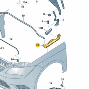 SEAT Leon 2013-2020 Bonnet Filler Piece Left and Right