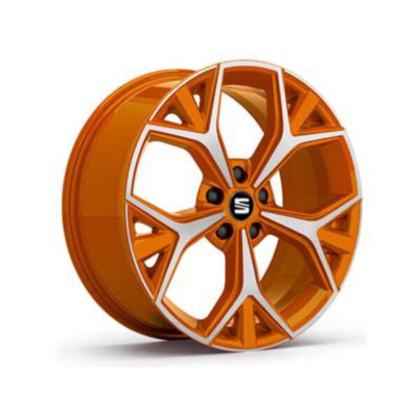 SEAT 19" Aneto Samoa Orange Alloy Wheel 575071499 X2U