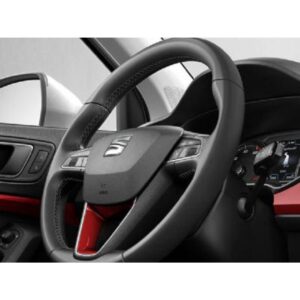 SEAT Trim For Leather Steering Wheel - Emotion Red 575072390A S3H