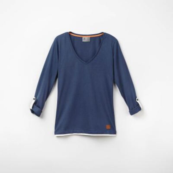 SEAT Ladies Blue Long Sleeve T-Shirt - L 6H1084142C GAJ